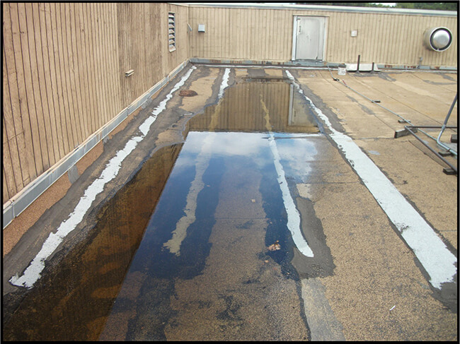 El Camino Real — Before SPF Cool Roof