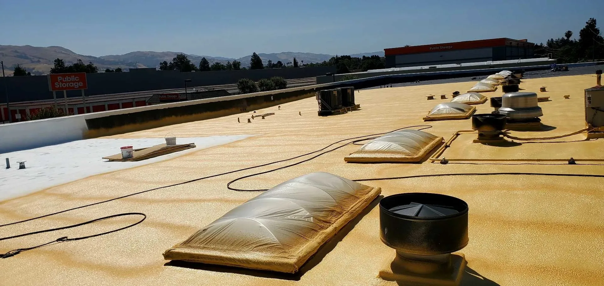 Just Leaks commercial roofing project